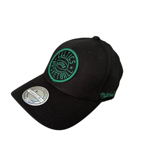 Boston Celtics NBA Mitchell & Ness HWC Snapback Cap with Round Brim - Soul and Sense Streetwear