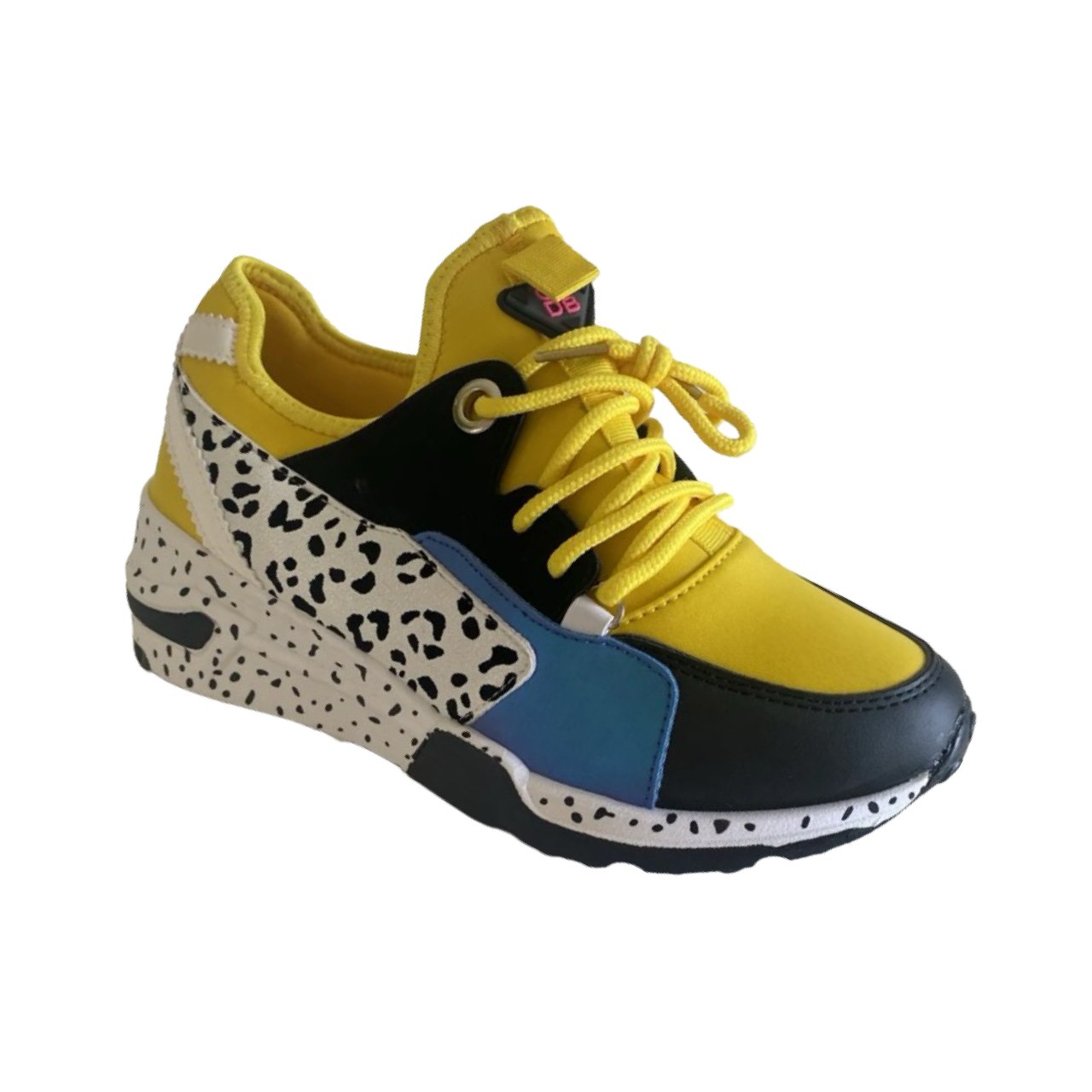 Colourful Women Trainers with Platforms in Yellow - Soul and Sense Streetwear