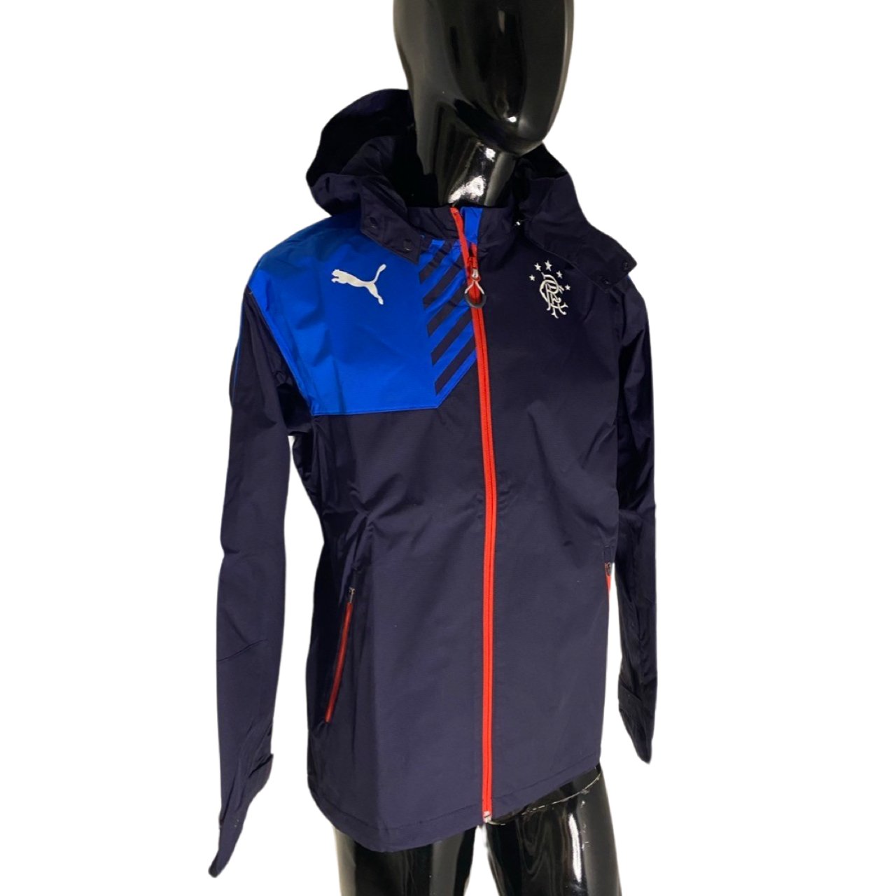 Glasgow Rangers FC Puma Cell Rain Men Windproof Hooded Jacket - Soul and Sense Streetwear