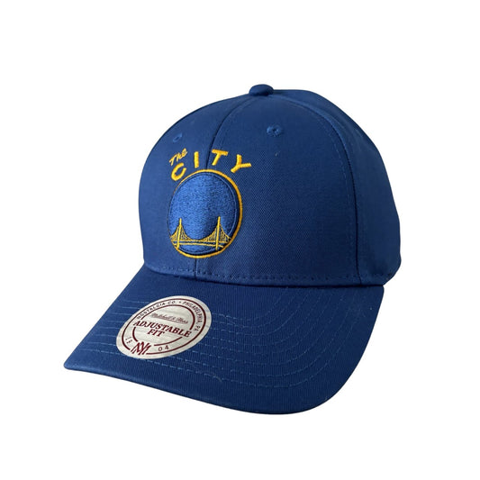 Golden State Warriors NBA Mitchell & Ness HWC Snapback Basketball Cap with Round Brim - Soul and Sense Streetwear