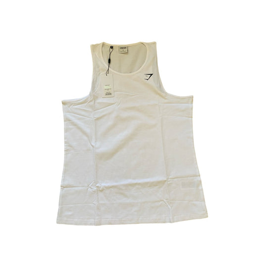 Gymshark Critical Tank White Sleevless Tshirt Men Gym Vest - Soul and Sense Streetwear