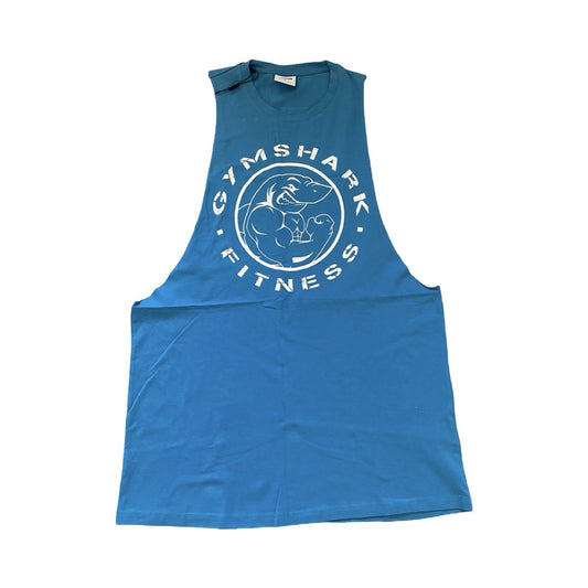 Gymshark Fitness Legacy Drop Arm Sleevless Tshirt for Men Tank Top in Blue - Soul and Sense Streetwear