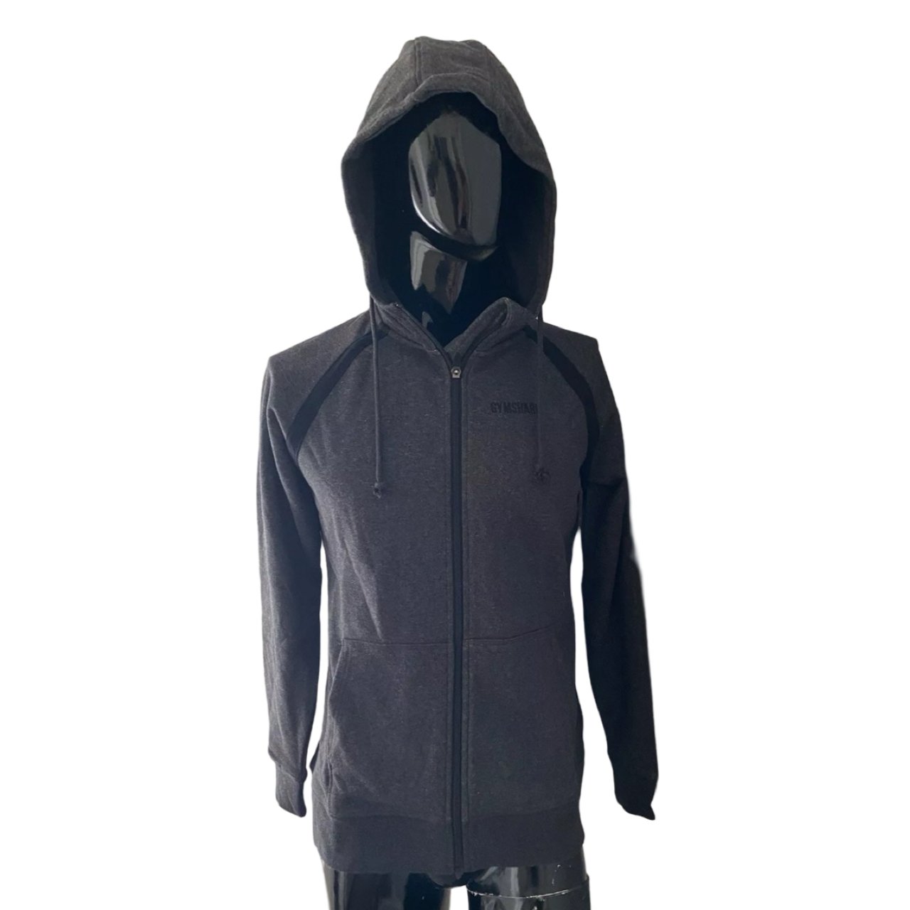 Gymshark Men Compound zipped hooded jacket in black - Soul and Sense Streetwear