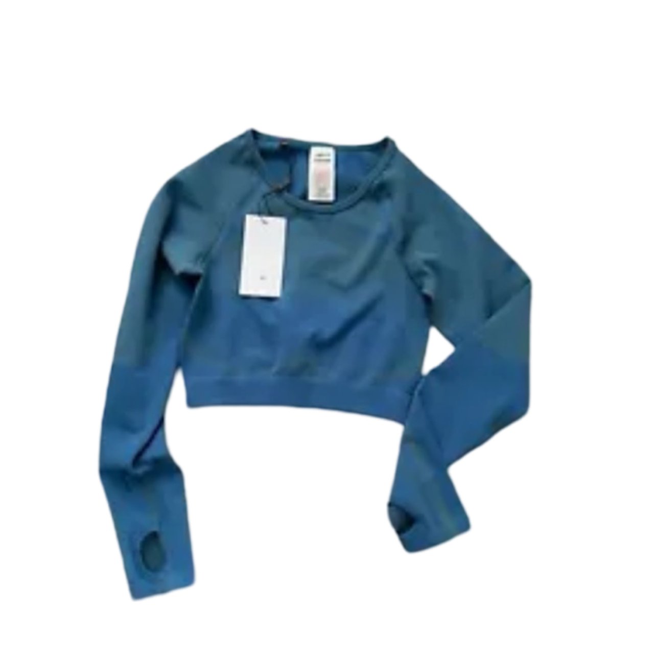 Gymshark Vital Seamless Crop Top in Blue - Soul and Sense Streetwear