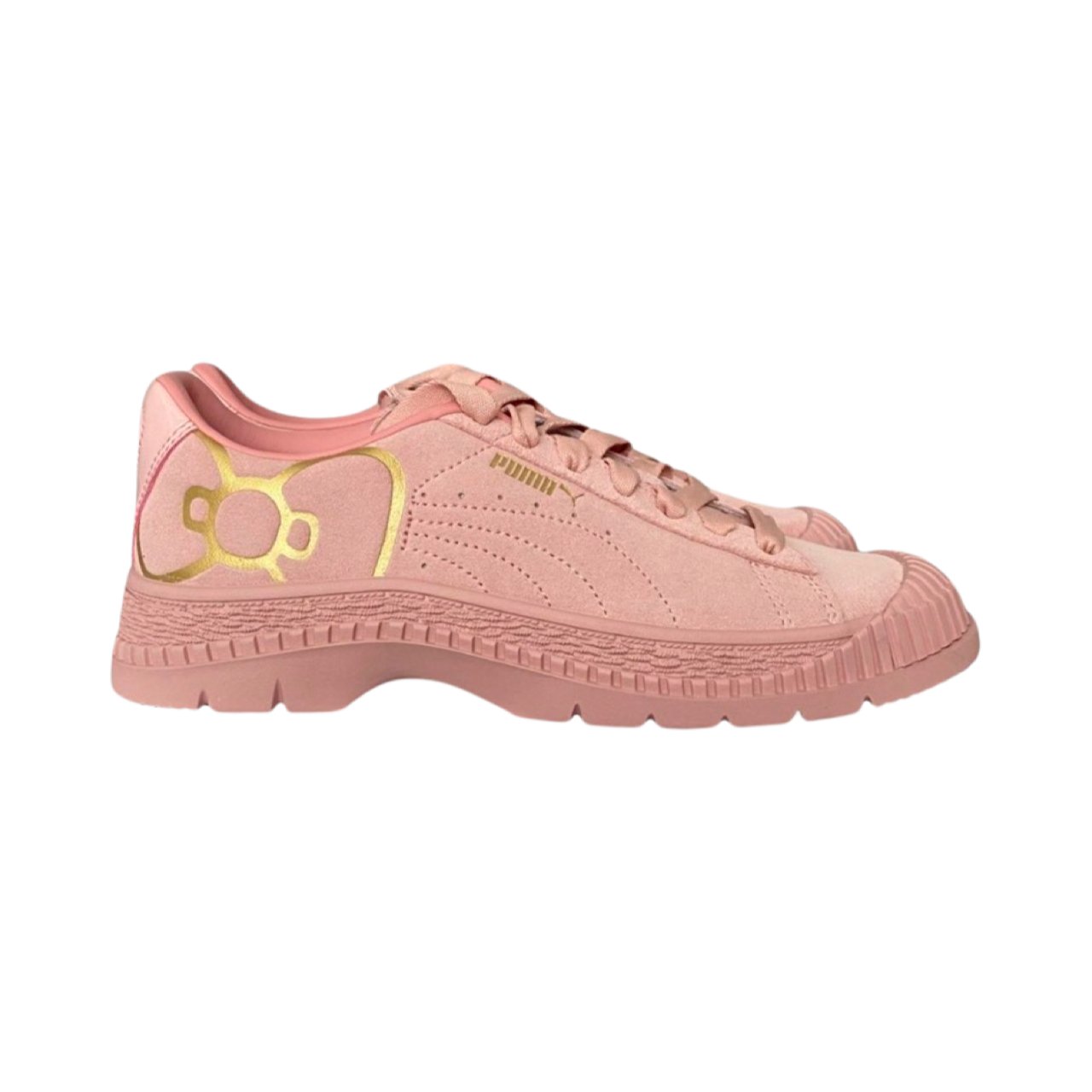 Hello Kitty x Puma Collaboration Utility Women Trainers in Pink and Gold - Soul and Sense Streetwear