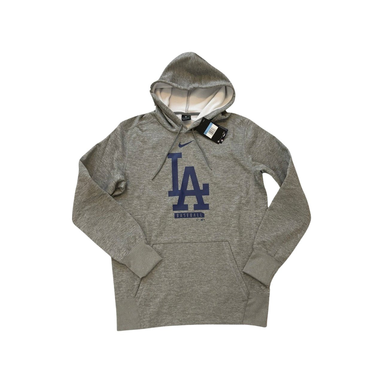LA Dodgers MLB Nike Swoosh Grey Hoodie - Soul and Sense Streetwear