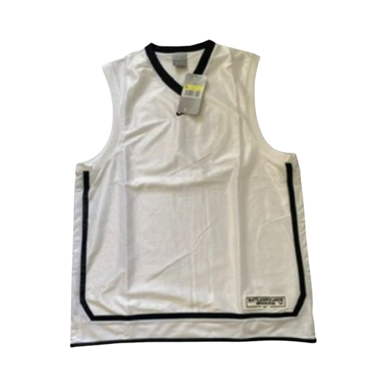 Nike Swoosh Battleground Retro Vintage Men Basketball White Jersey - Soul and Sense Streetwear