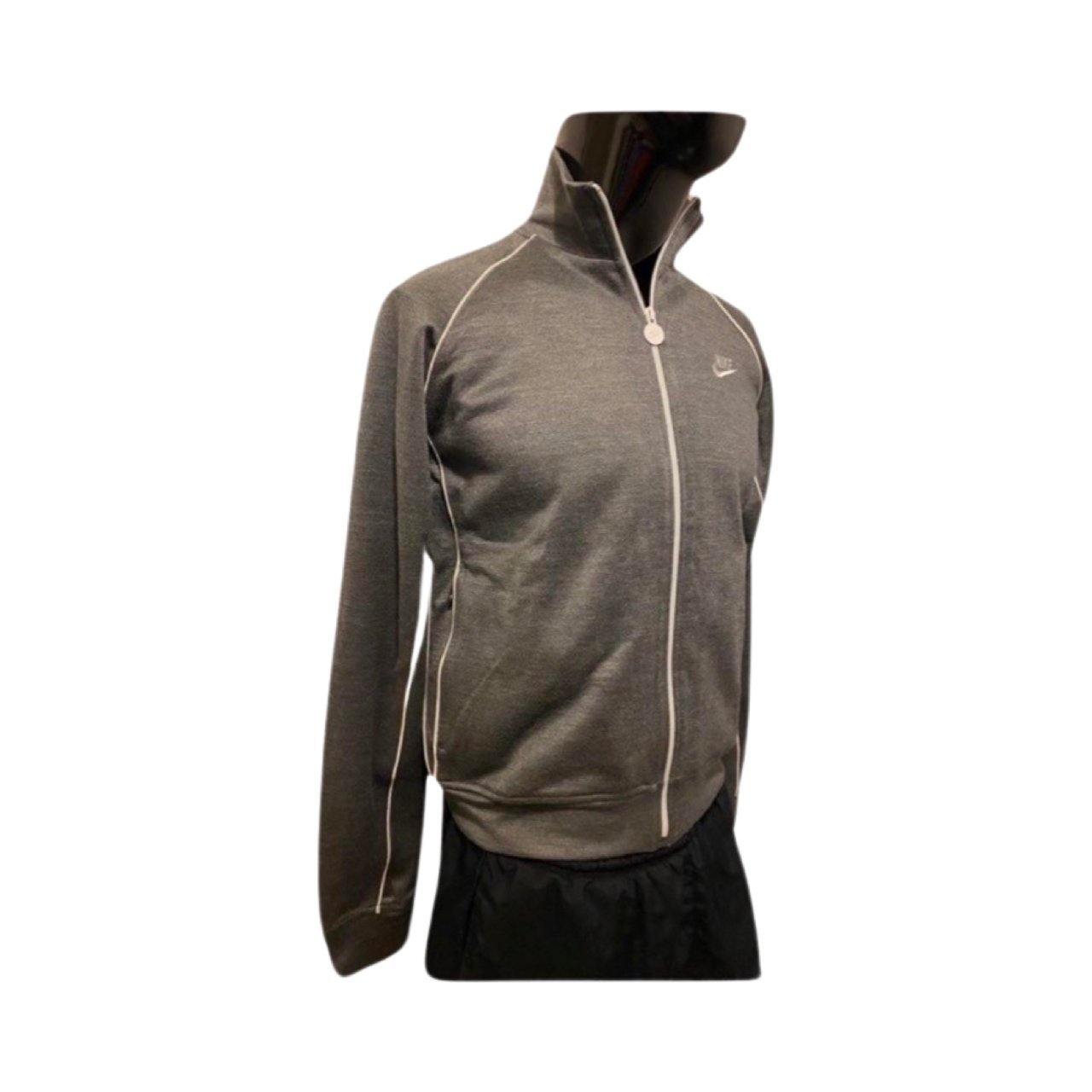 Nike Swoosh Retro Grey Full Zip Lightweight Jacket for Men - Soul and Sense Streetwear