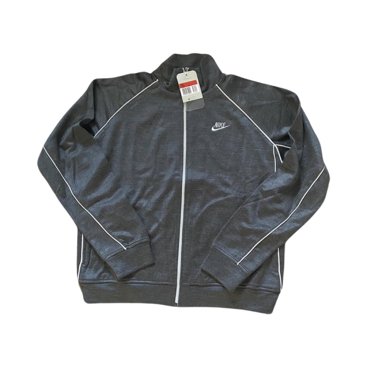 Nike Swoosh Retro Grey Full Zip Lightweight Jacket for Men - Soul and Sense Streetwear