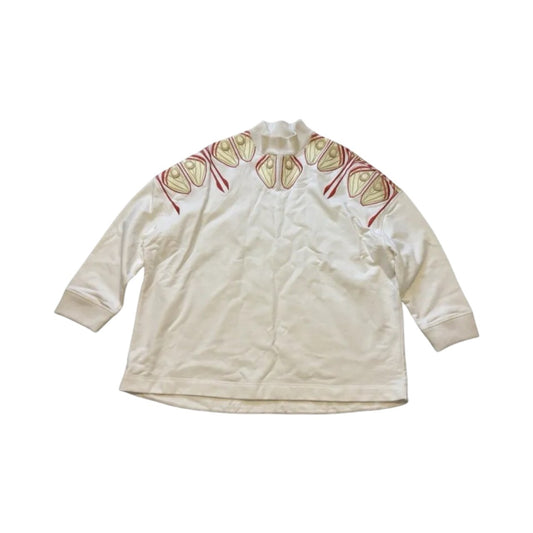No Grey Area Moth Wings Men White Sweatshirt - RRP £138 - Soul and Sense Streetwear