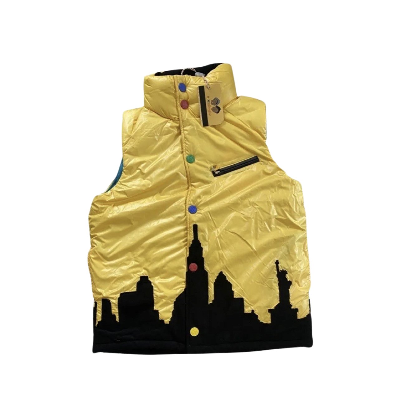 Pony by Dee & Ricky Vintage Retro Gilet with New York Theme - Soul and Sense Streetwear