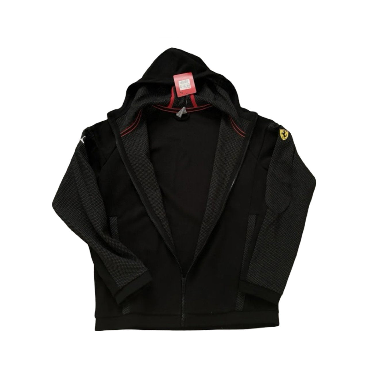 Scuderia Ferrari F1 x Puma Race’s Men Hooded Black Jacket - Soul and Sense Streetwear