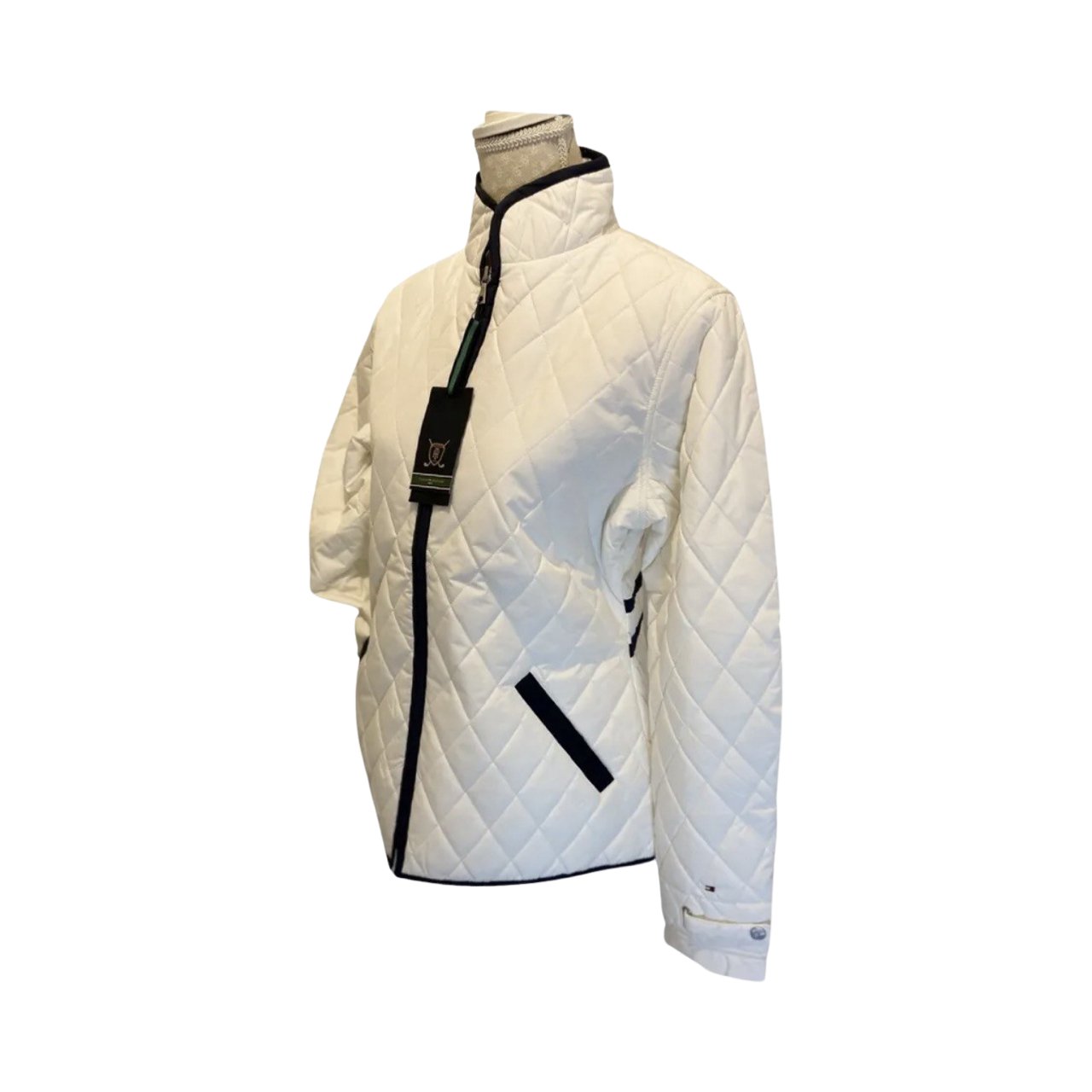 Tommy Hilfiger Golf Women White Quilted Jacket - Soul and Sense Streetwear