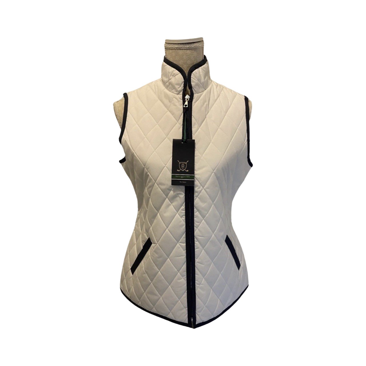 Tommy Hilfiger Golf Women White Quilted Vest - Soul and Sense Streetwear