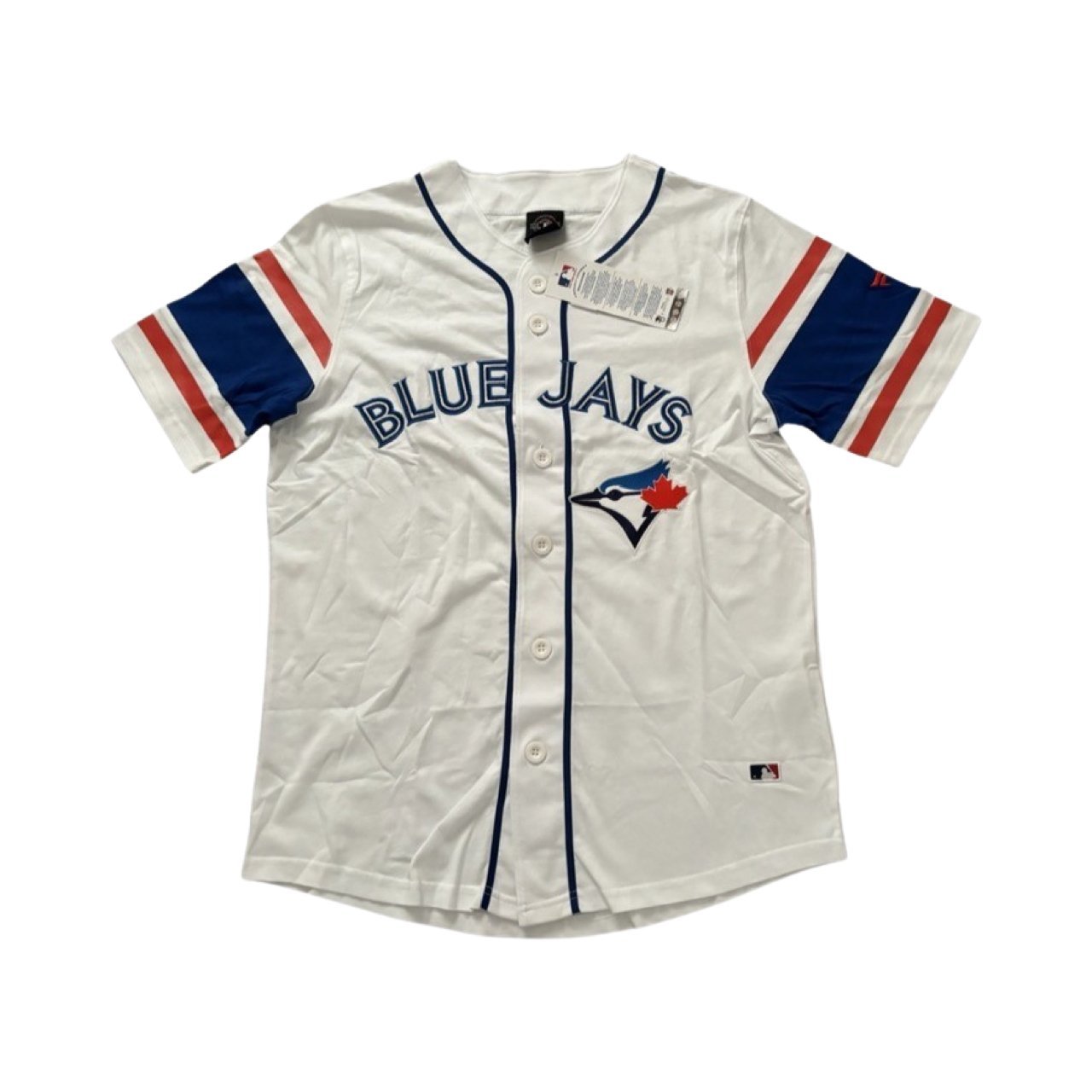 Toronto Blue Jays MLB Majestic Baseball White Jersey - Soul and Sense Streetwear