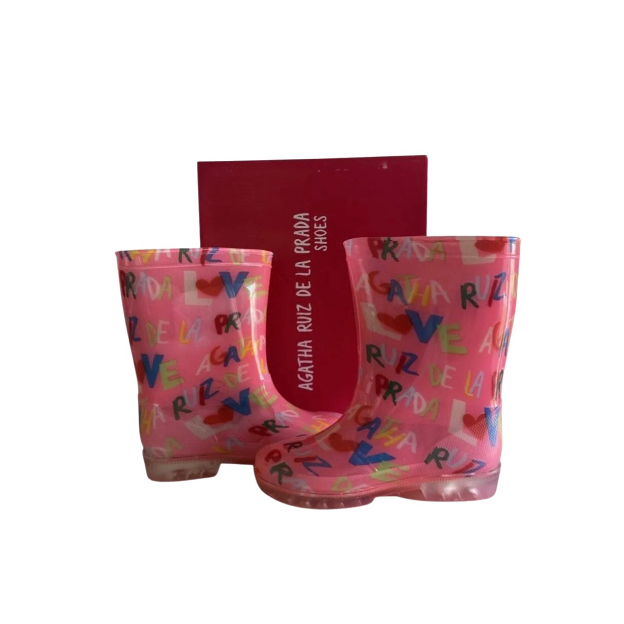 Agatha Ruiz de la Prada Kids Pink Wellington Boots - Soul and Sense Streetwear