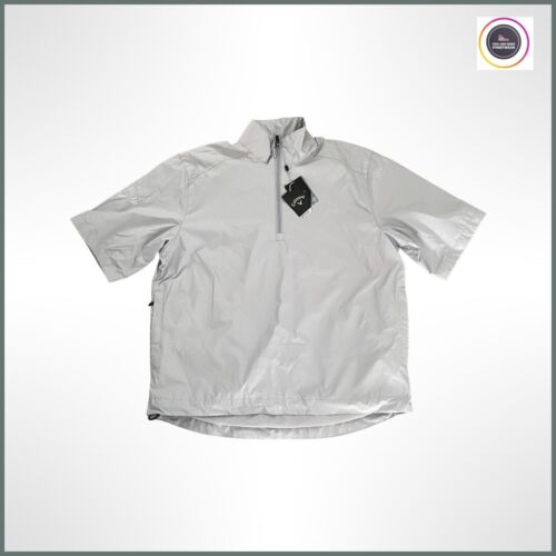 Callaway Golf Men’s Silver 1/4 zip Wind Jacket - Soul and Sense Streetwear