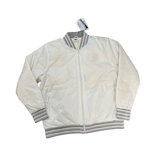 New York Cosmos Umbrom Primaloft Football Men White Bomber Jacket - Soul and Sense Streetwear