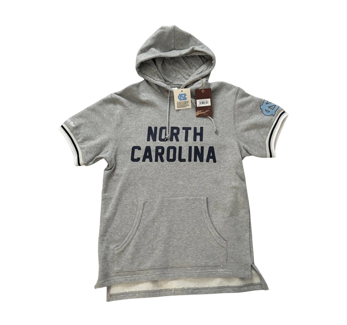 North Carolina Tar Heels NCAA Mitchell & Ness Men Short Sleeves Hoodie - Soul and Sense Streetwear