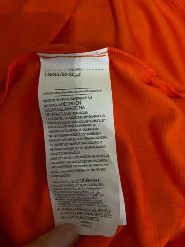 Under Armour Heatgear Tshirt Run Mens Orange Running Tshirt in Large - Soul and Sense Streetwear