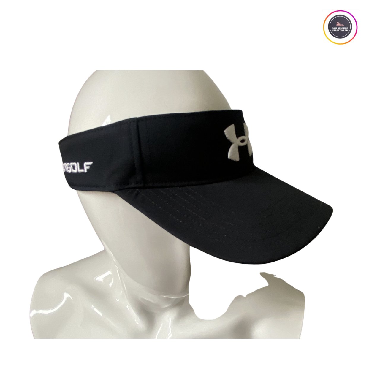 Under Armour UA Storm Golf Men Lightweight Black Visor Adjustable - Soul and Sense Streetwear
