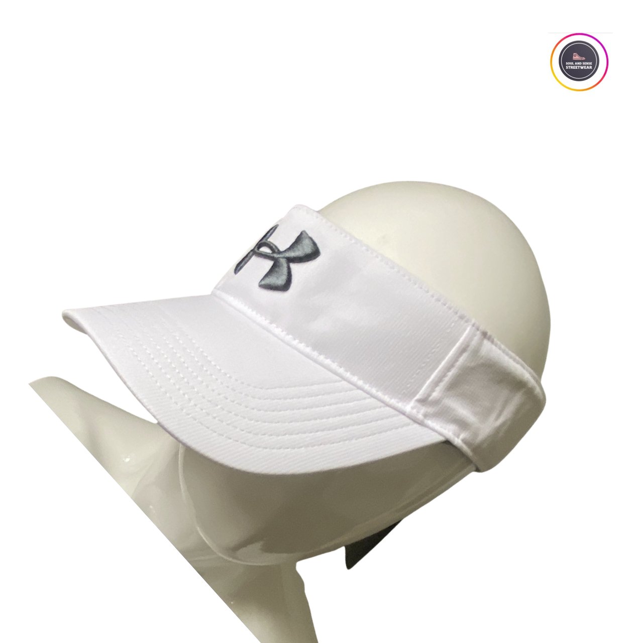 Under Armour UA Storm Golf Men Lightweight White Visor Adjustable - Soul and Sense Streetwear
